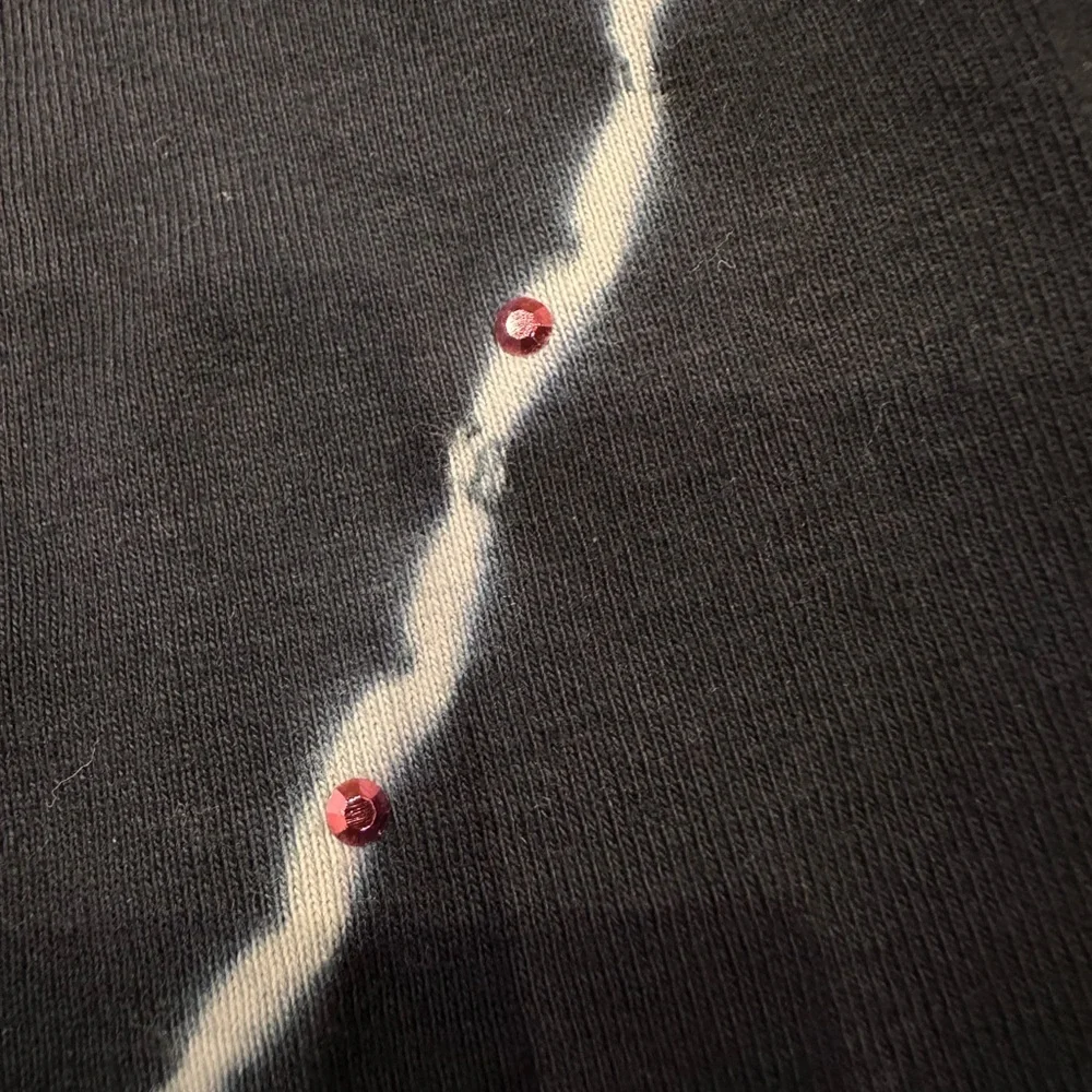 *Vintage* Denny’s!  Zinnias Navy Blue Dress - Picture 5 of 11